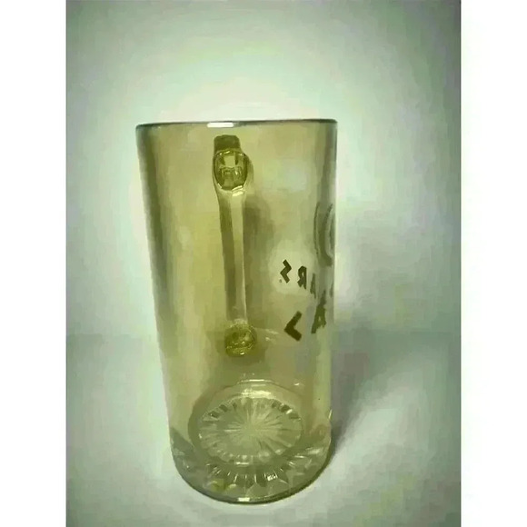 Vintage Caesars Palace Las Vegas Glass Beer Mug Stein with Gold Trim - Picture 2 of 6